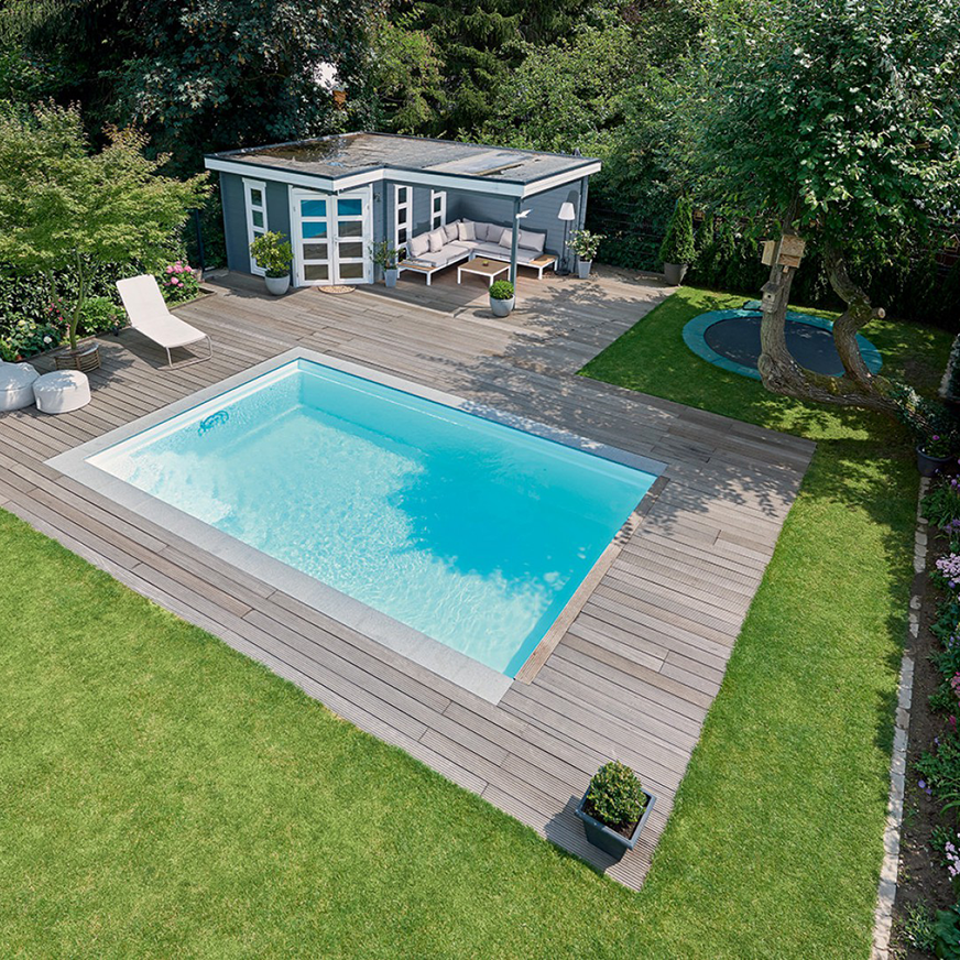 Poolbau Garten